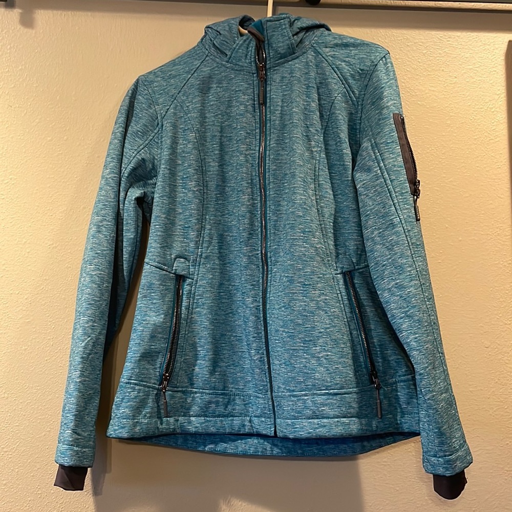 Free Country, size medium, teal light weight jacket